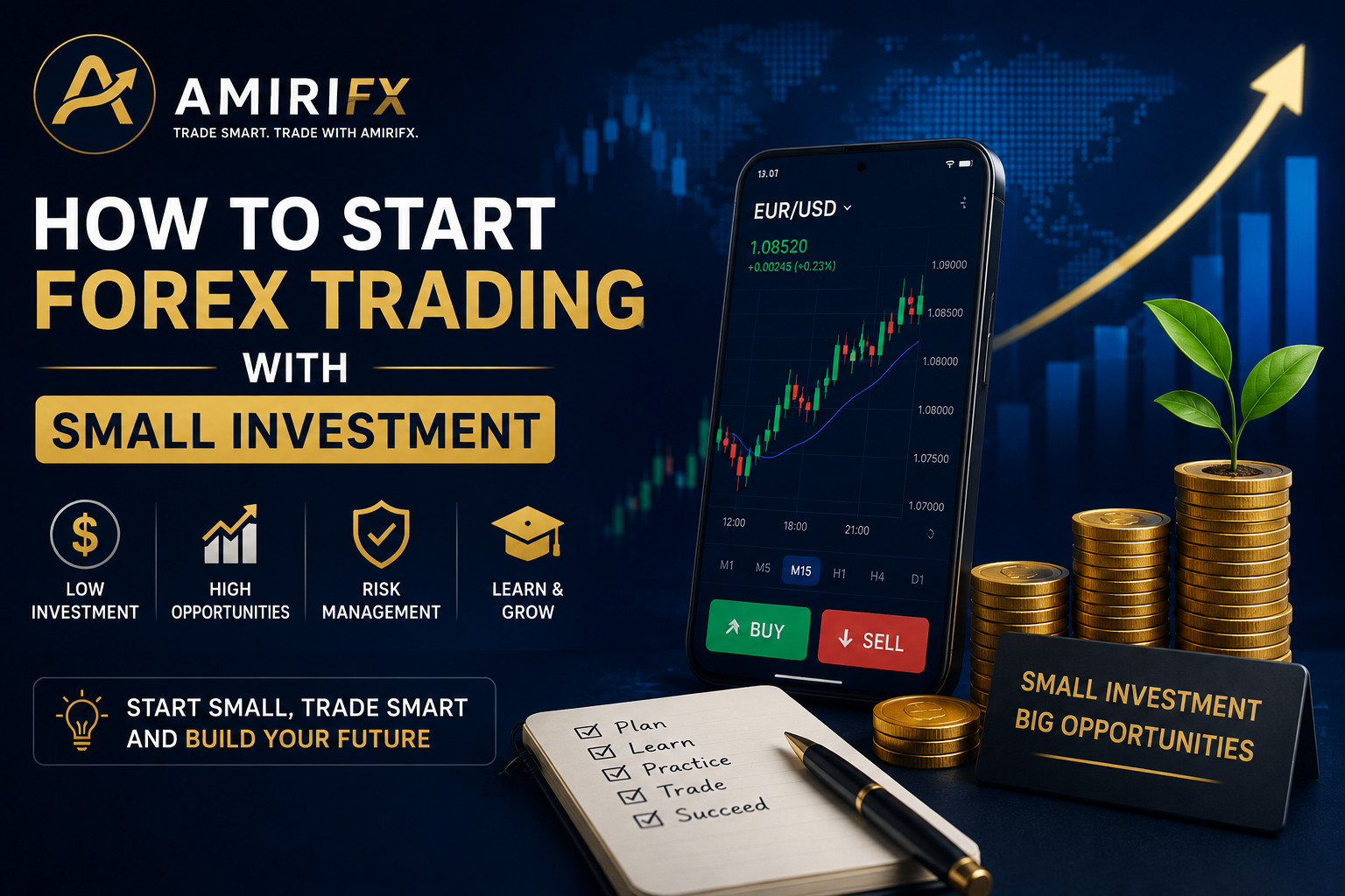How to Start Forex Trading with Small Investment